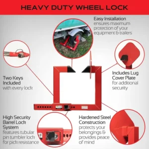 Heavy Duty Wheel Lock - Image 4
