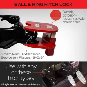Heavy Duty Ball & Ring Hitch Lock - Image 6