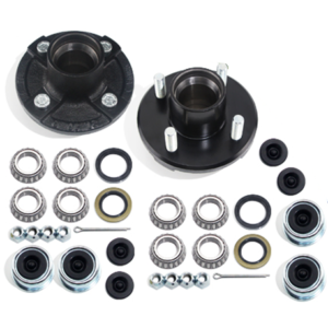 2 Sets x 4 on 4'' Trailer Hub Kit for 2000 lbs 1" or 1-1/16" - Image 2