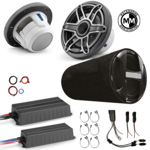 JL Audio M6-770 with subwoofer Seadoo kit