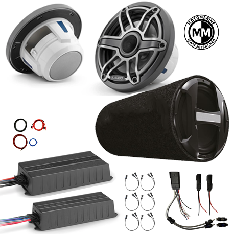 JL Audio M6-770 with subwoofer Seadoo kit