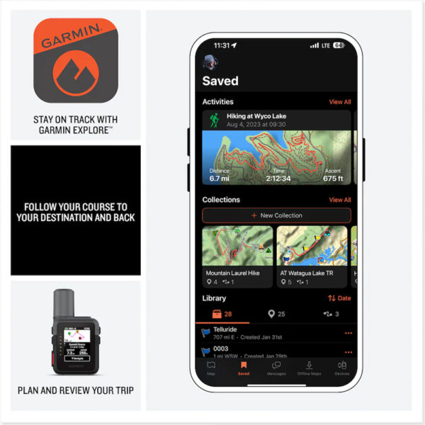Garmin - inReach Mini 3 Compact Satellite Communicator
