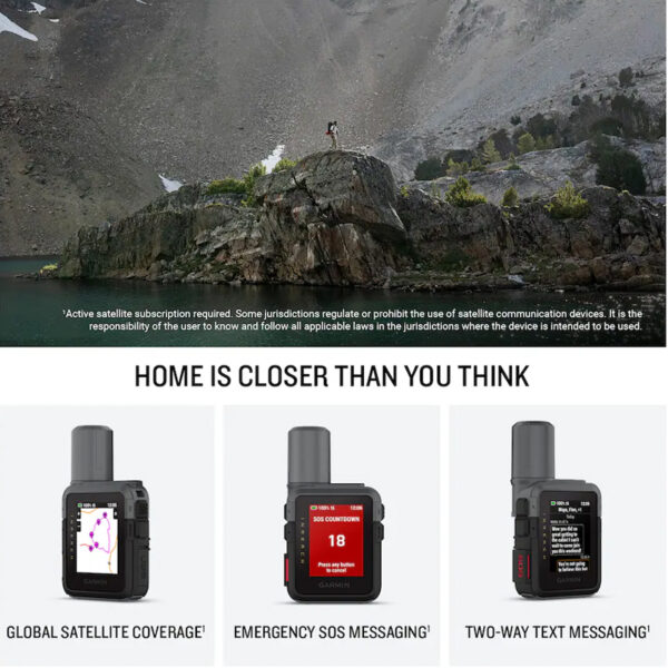 Garmin - inReach Mini 3 Compact Satellite Communicator