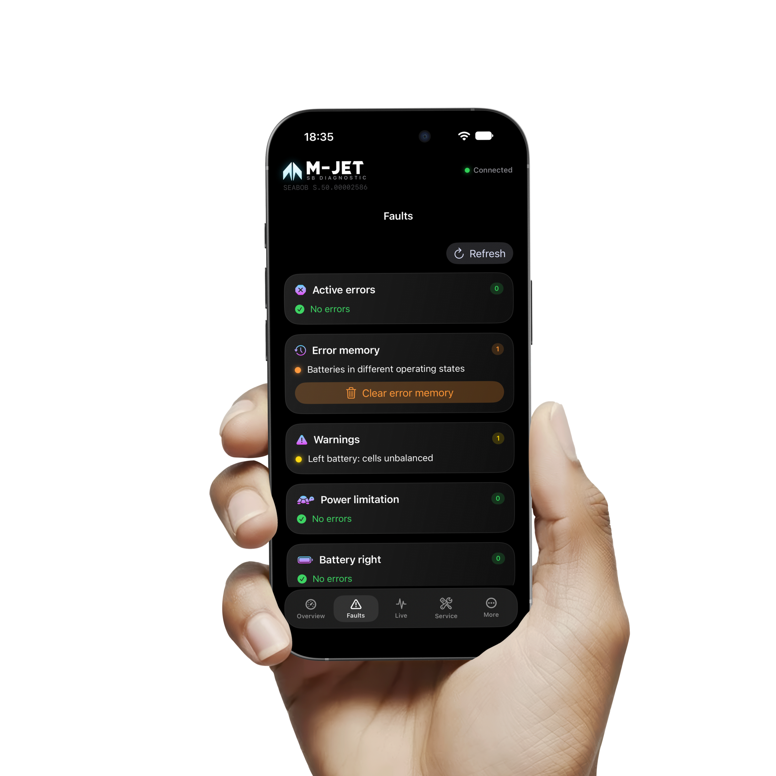 M-JET Seabob Diagnostic Tool