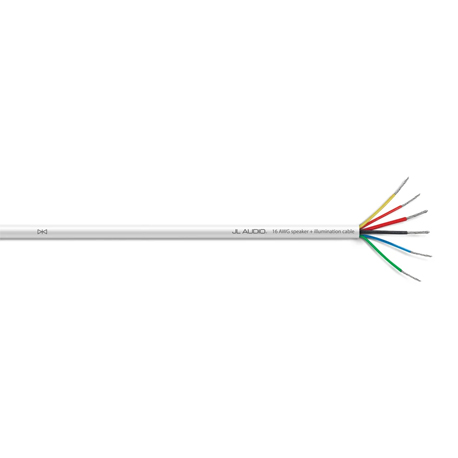JL Audio® White Multifunction Cable 25' (XM-WHTMFC-25)